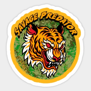 Savage Predator Graphic Sticker